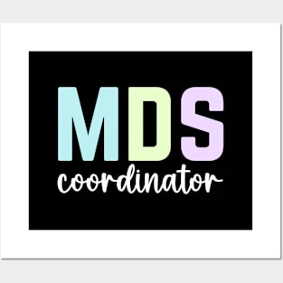 Certified mds coordinator Rainbow Registered mds coordinator Posters and Art